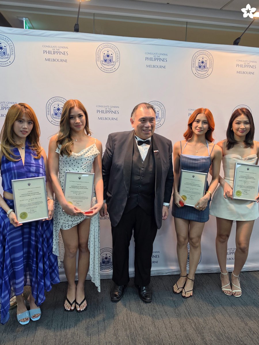 BINI_ph's tweet photo. From visiting the Parliament of Victoria with Wayne Farnham MP to dropping by the Philippine Consulate General in Melbourne and receiving a Certificate of Recognition Volunteer Ambassador! 🇦🇺🏛️

Truly grateful for this recognition and warm welcome! 🤍

#BINI #BINI_SIGNALS_WORLDTOUR_2026 #BINI_SIGNALS_MELBOURNE