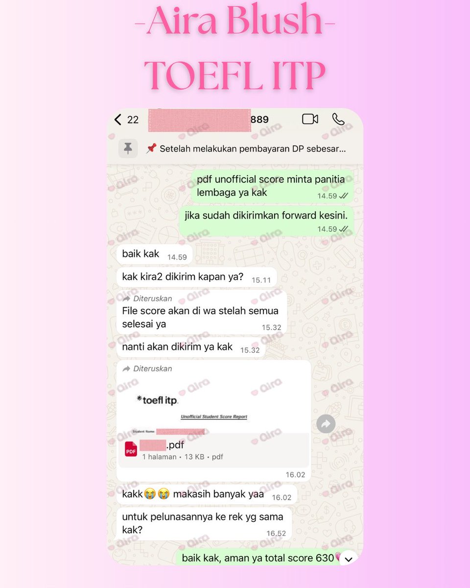 stamspede's tweet photo. Joki TOEFL ITP open yaa🫶🏻💗 https://t.co/z5OvBeIq4x
