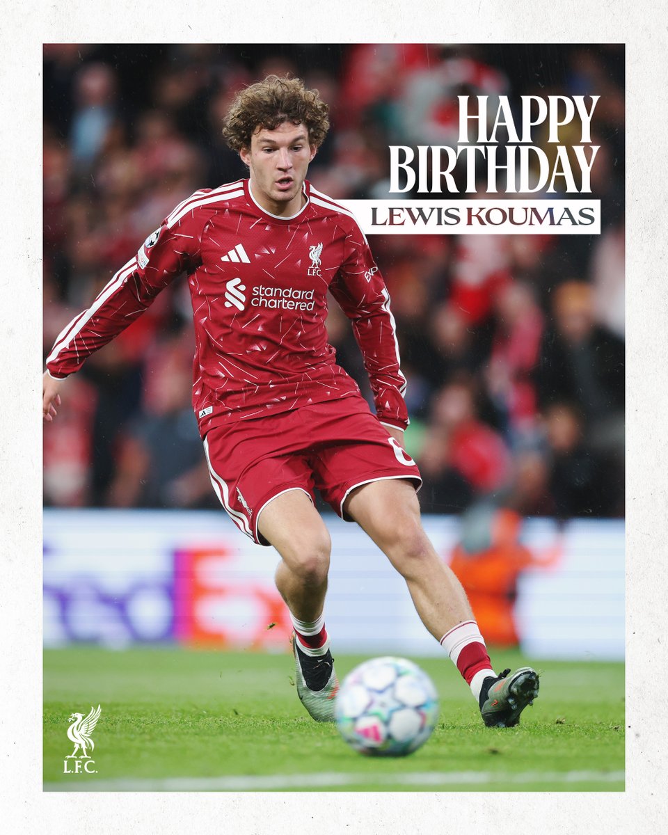 LFC's tweet photo. Happy birthday, Lewis! 🎈 https://t.co/g46sZg8Pi5
