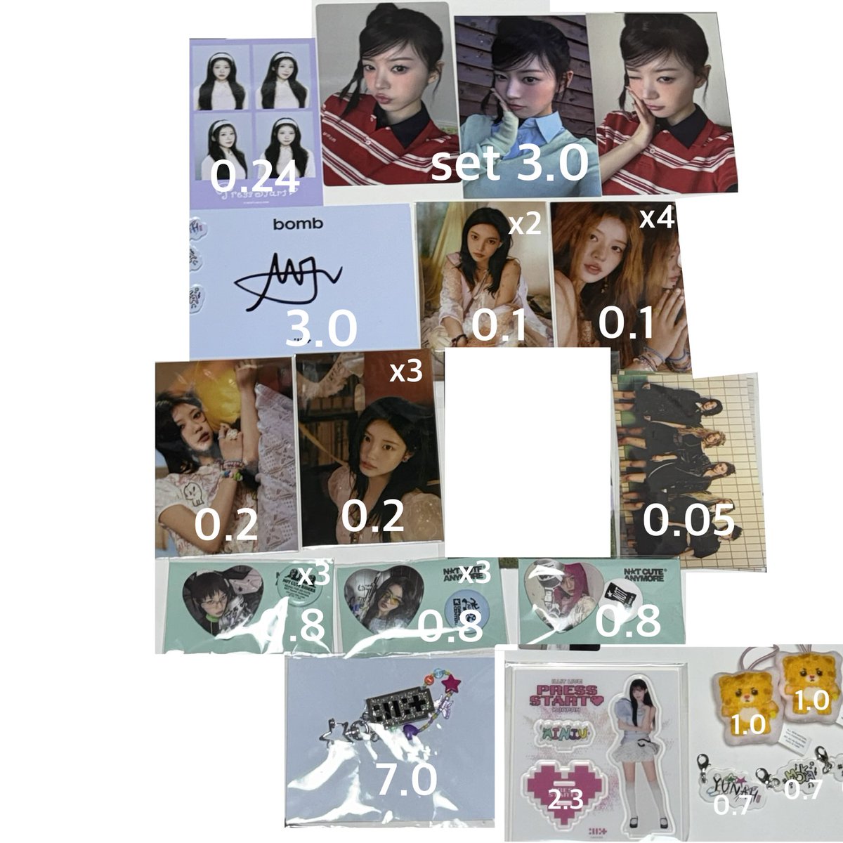 1n9Sg's tweet photo. 아일릿 포카 양도 판매

윤아 민주 모카 원희 이로하 미공포 포토카드 공방 위버스 쇼케 럭드 유튜브 illit pc poca sell 공방 분철 세트 팝업 올리브영 gs25 미개봉 앨범 디어릿 인형 yonah minju moka wonhee iroha럭키드로우 위버스 재팬 양도 판매 유니버셜 뮤직 미개봉 일본 아크릴 프레스 스타트 https://t.co/NnH2MRTU6T