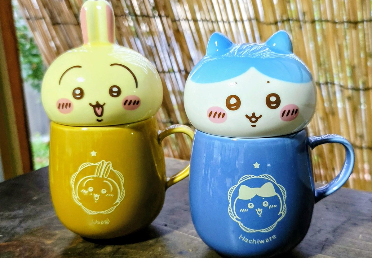 rouR0u508's tweet photo. うさぎとハチワレのマグカップ✨️ https://t.co/yWvI4XQfyR