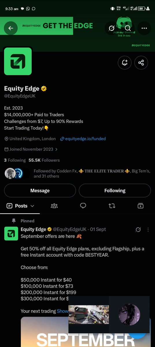Amakathetrader's tweet photo. @Fx_Picasso @Danieltrades @berkayglife @EquityEdgeUK @Mikecheta1 @Just_Kizzyfx Done all

7 https://t.co/p85IOEz8jd