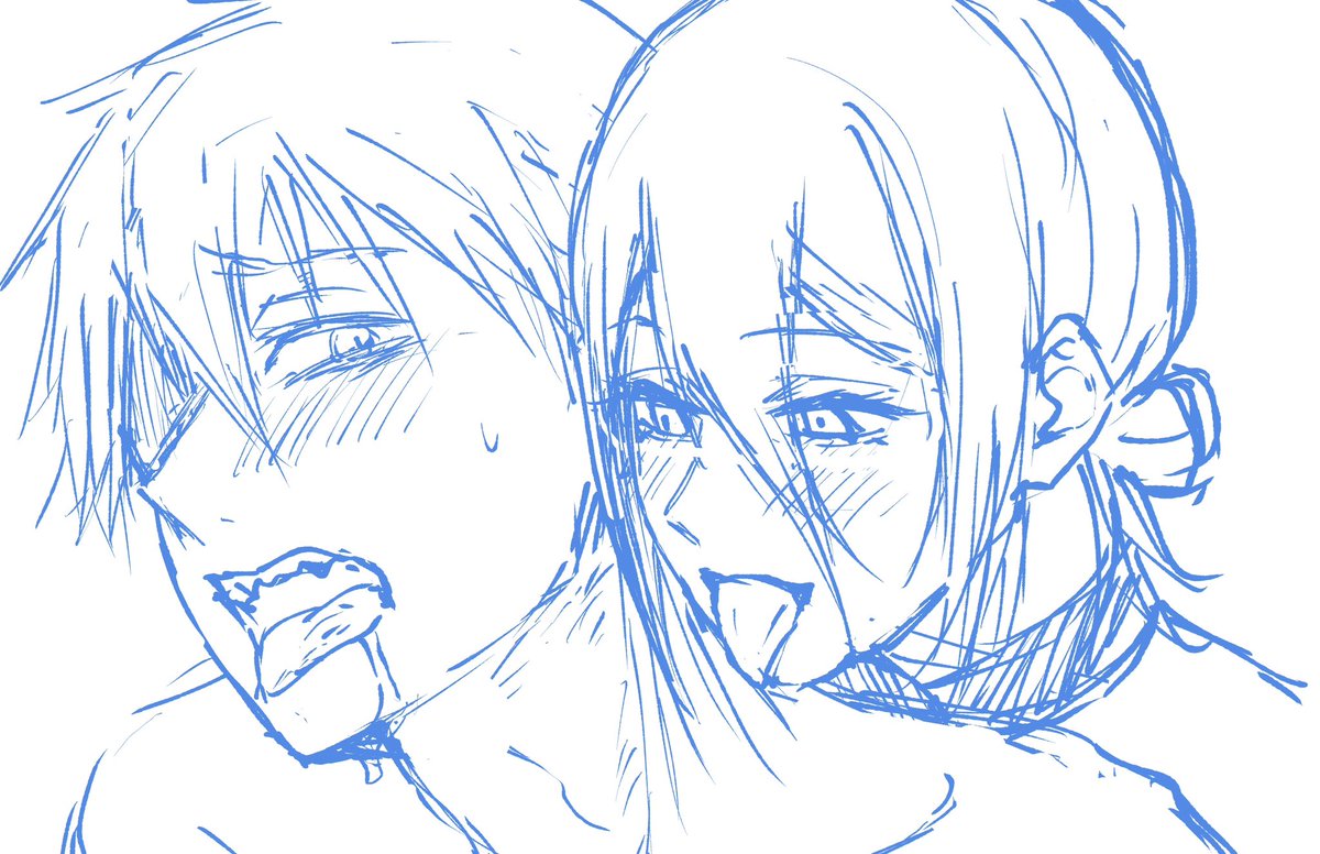 salty_fima's tweet photo. 全てが終わりの進捗なのでこれから頒布するやつの表紙を描きます…。 https://t.co/0P5xHLhk0q