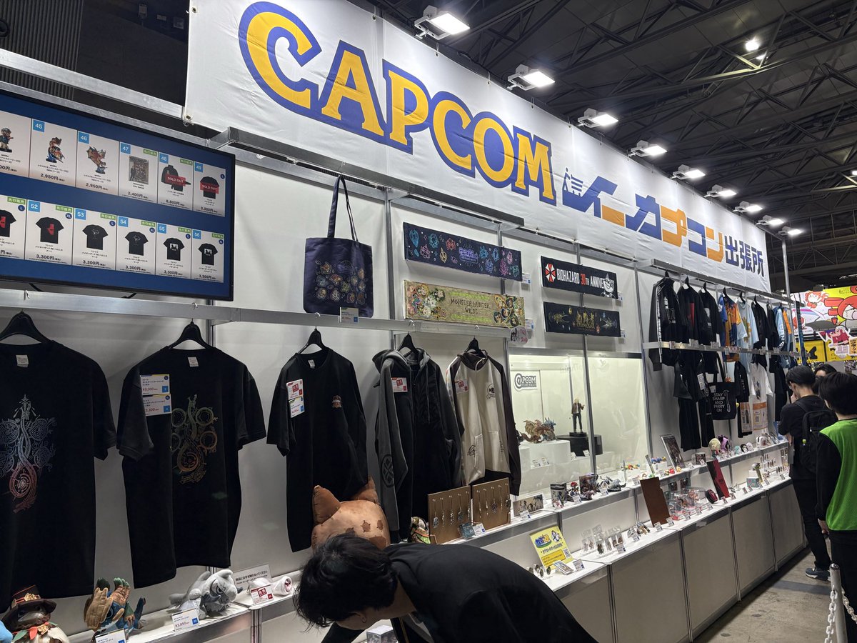 More_Capcom's tweet photo. 今年も #東京ゲームショウ2026 にてイーカプコン出張所を出店中！✨

ホール9にてお待ちしております🙌 https://t.co/zI6Mo7pS3R
