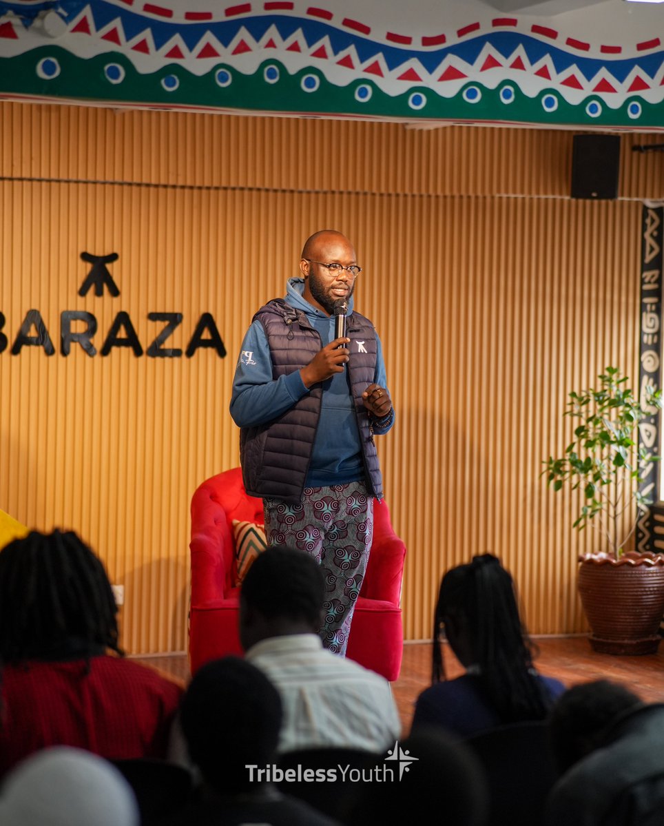 TribelessYouth's tweet photo. .@CosterOjwang "Not all of you will make it however making it has many faces, you might not be the person on the stage but you might be the person needed by the person on the stage" 
#UwaziFestival2026
#WhichWayKenya
#TribelessYouthat10 https://t.co/neN3zHn2Ih
