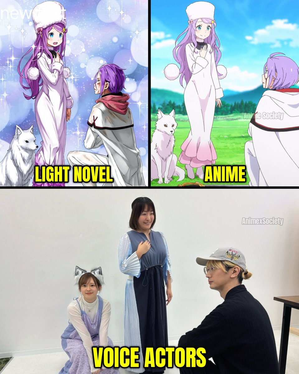 AnimexSociety's tweet photo. The voice actors recreated their anime scene https://t.co/n5QkzdeSMM