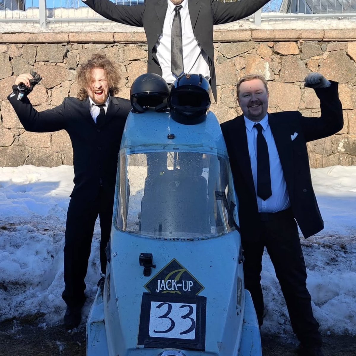 MeridethAn9oy6's tweet photo. Hamina’s traditional moped races: Jack Up Racing takes the win. https://t.co/WEpmIo6eh8