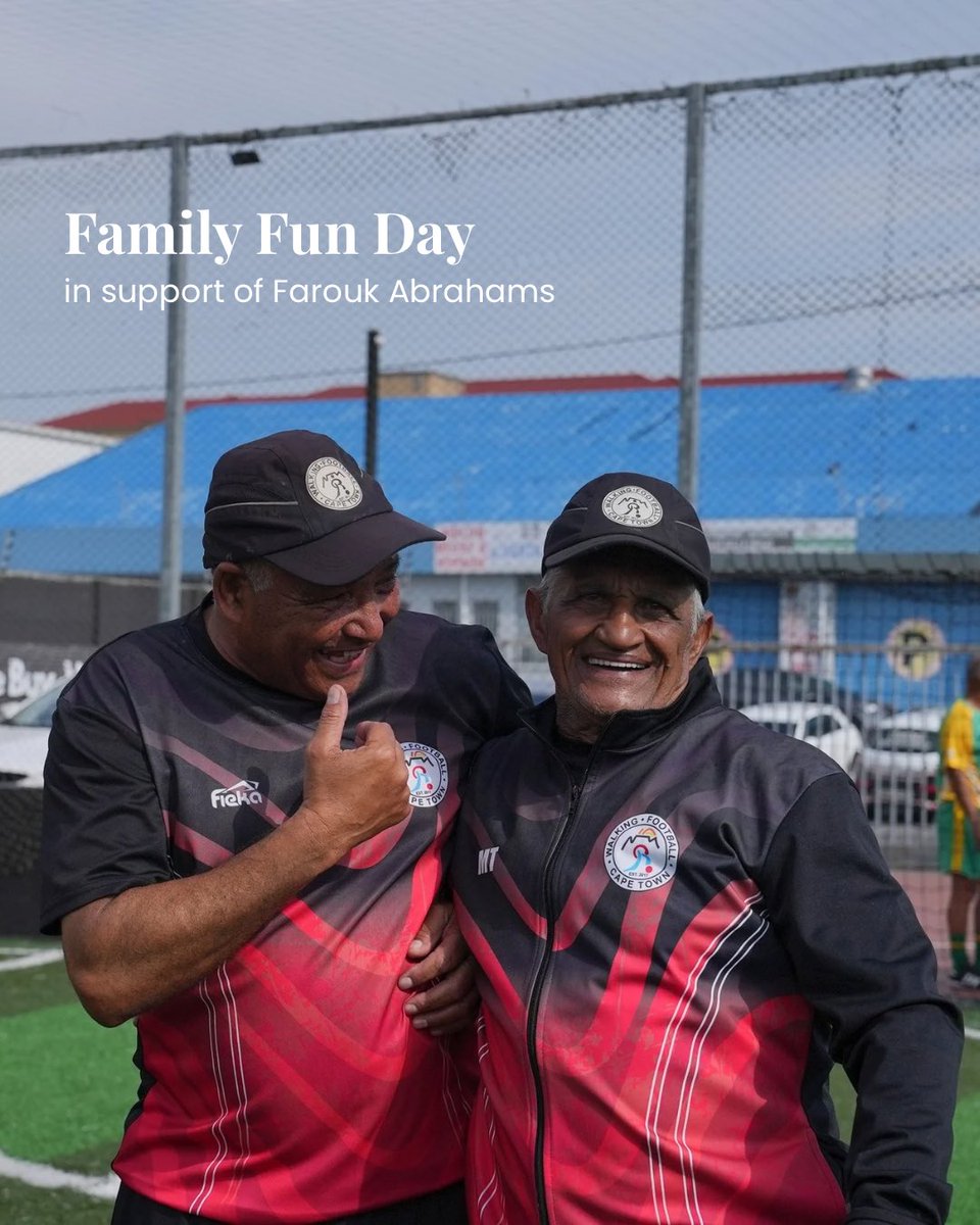 SurvePhil's tweet photo. Community is strengthened when we come together to support one another. 

Survé Philanthropies was proud to support the Walking Football Family Funday in support of Farouk Abrahams and his ongoing treatment and care.

#walkingfootball #community https://t.co/xoEh1agieA