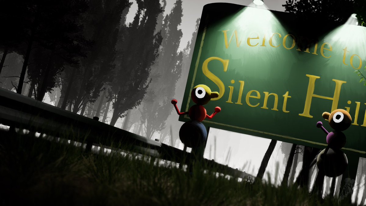 DrPeep0's tweet photo. I think we walked too far?

#bigwalk #fanart #silenthill https://t.co/Q06qqiP7mE