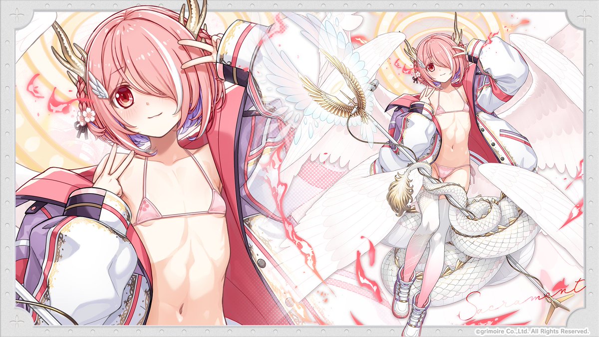 bra_x_bla's tweet photo. メイちゃんです(ㆁᴗㆁ✿)
今日はサクラメントちゃんの新しい力！
輝く奇跡の魔王装のお写真をパシャリ（๑✧∀✧๑）📷✨️

がんばったら奇跡も魔法もある♪
サクラちゃんはマスターさんを見守ってくれてますす！
#ブレxブレ https://t.co/MyDUKKR7vr