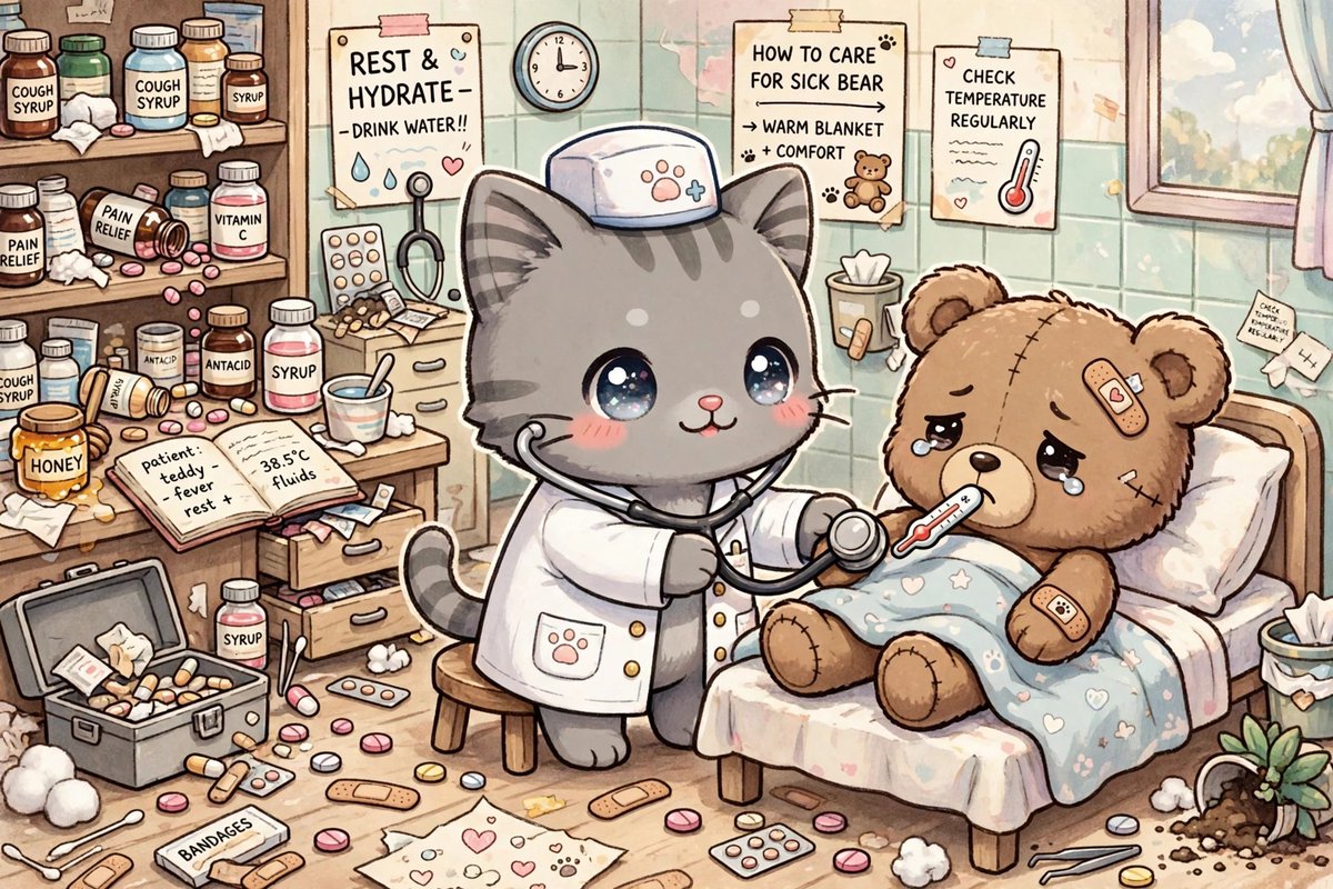 kawaiiworkersai's tweet photo. Dr. Meow is on duty 🩺🐾
Teddy's checkup time, don't worry it's just a cold
Next patient please!
#doctorcat #cuteworker #kawaiidoctor https://t.co/1XbBQKzfYa