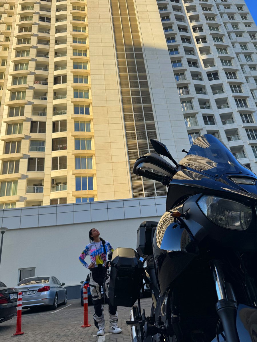 ConsuelaRoactp's tweet photo. Skopje, Yamaha TDM900, motorcycle travel, Balkans, skyscrapers, photography, couple travel https://t.co/nh87h41JCP