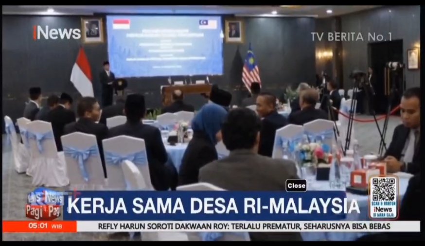 IechanP's tweet photo. Kemendesa PDT gandeng Pemerintah Malaysia untuk perkuat Pembangunan Desa
#KemendesPDT
#BangunDesaBangunIndonesia
#DesaIndonesiaMalaysia
#BPSDMKemendes https://t.co/widrY01kX9
