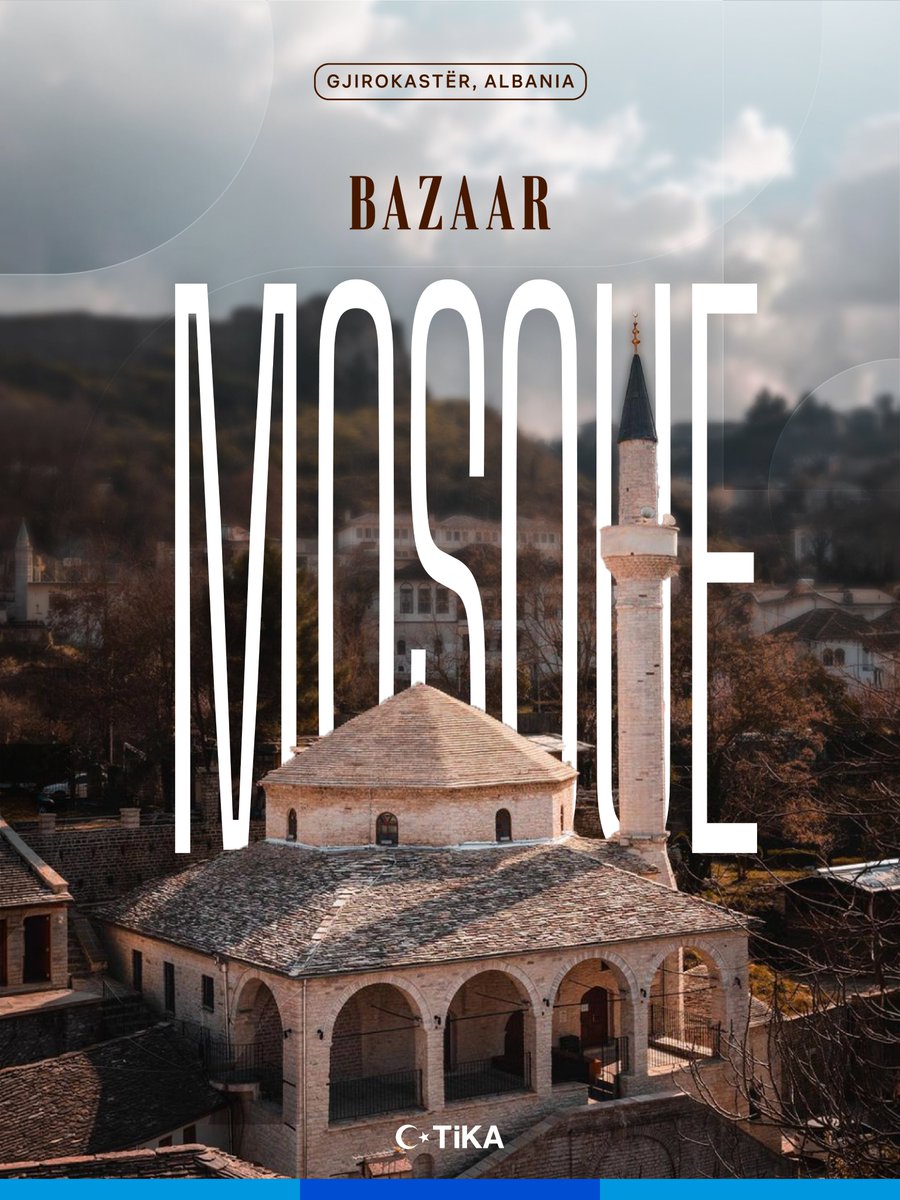 tika_eng's tweet photo. As TİKA, we protect and preserve the heritage of our common cultural legacy across the Balkans, our ancestral homeland, safeguarding historic works passed down to us through generations.

🇹🇷🇦🇱 An important part of the historical and cultural fabric of Gjirokastra, Albania, Pazar Mosque was restored and revitalized through comprehensive restoration works completed in 2021.

To preserve the historic structure for future generations, foundation reinforcement and insulation works, stone repairs, minaret restoration, and the renovation of the existing ablution facility were carried out.