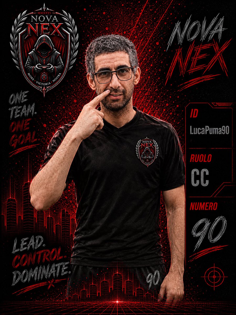 Nova_Nex_Esport's tweet photo. Here we go: Puma to NovaNex 🏴‍☠️
Rinforziamo ulteriormente il nostro centrocampo con qualità ed esperienza nelle massime leghe.

Benvenuto @LucaPuma90🤝🏻❤️‍🔥

#WeAreNovaNex https://t.co/d3OX6WmFCU
