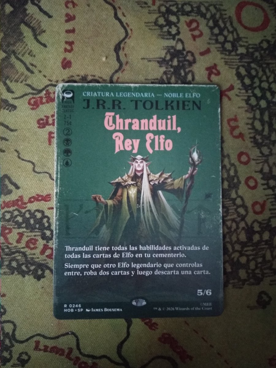 Kvothe_Ben's tweet photo. Me ha salido la carta mas bonita de la colección de "el hobbit" https://t.co/bS1rqQ2U2s