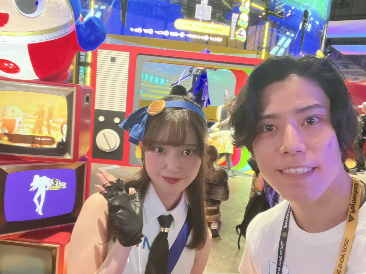 akato_8's tweet photo. 一緒に撮れたぜ🥳

 @osushi___desu 
#そらの
#tgs2026 https://t.co/FSWqAYimQU