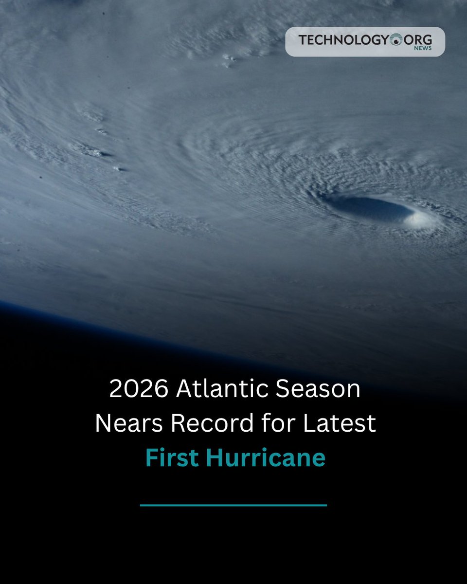 TechnologyOrg's tweet photo. No Atlantic hurricane has formed as of mid-September 2026, already breaking the modern record for the latest first hurricane, set in 2002 and 2013.

Full article: https://t.co/5nvQ8tiZtm

#hurricaneseason #elnino #climate #weather https://t.co/JB0WBOFEMF
