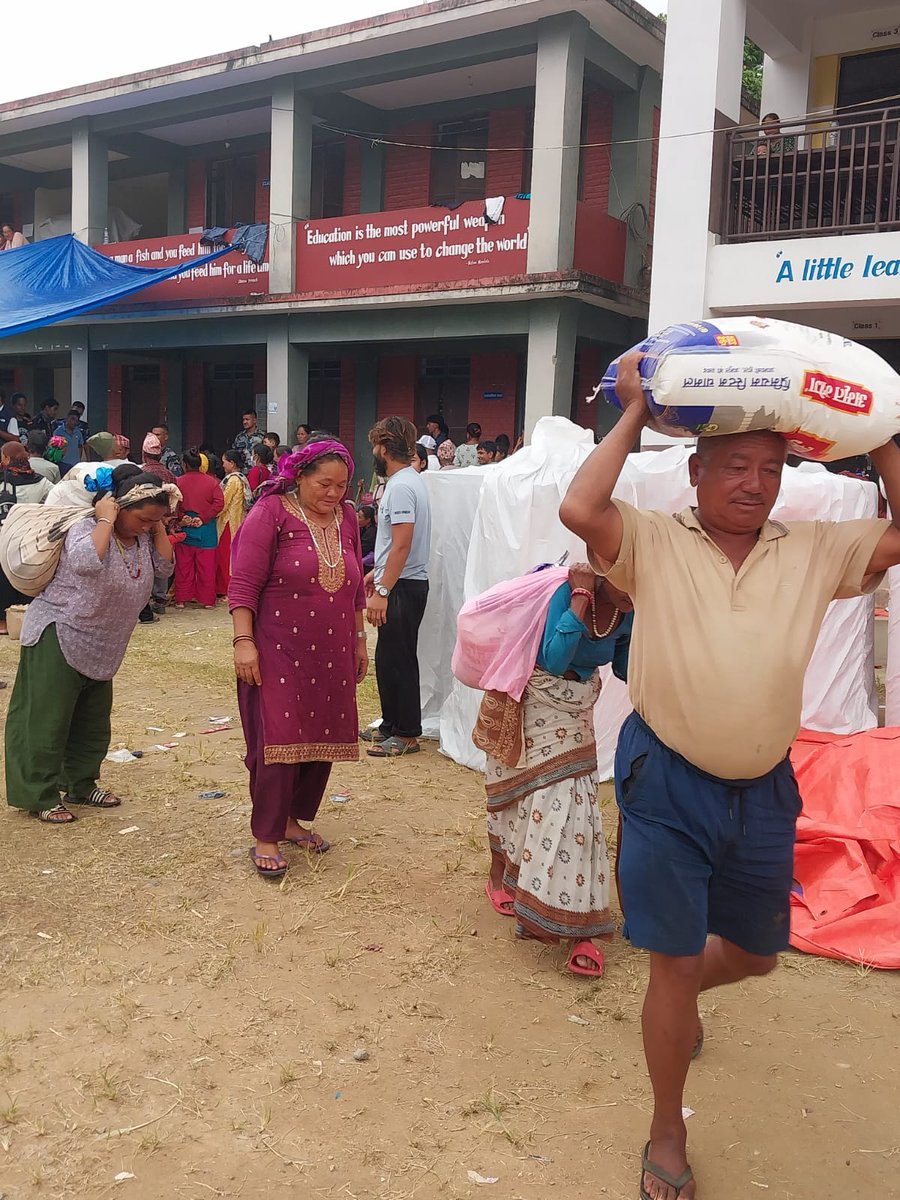 CSI_humanrights's tweet photo. 🇳🇵 Update from #Nepal: 550+ families receive critical aid 🕊️

Your generous donations are bringing a wave of hope and solidarity to communities rebuilding from the ground up ✨

Christian Solidarity International is delivering essential relief and hope to vulnerable communities following the catastrophic flash floods that killed and displaced thousands of families in Nepal.

“My family and I first stayed at a holding centre, but now we live with relatives. Thank you for providing everything we need for our survival.”
– Khagendra Tmilsena, a school teacher from the Trishuli area

To date, CSI has completed three major emergency deployments. Navigating hazardous, damaged mountain roads, our local partners have directly provided aid to more than 550 displaced families in the hard-hit Nuwakot and Trishuli River regions.

Affected survivors have received essential packages with food, winter blankets, mattresses, kitchen utensils, and water purifiers to help them navigate this severe crisis.

Local churches have stepped up as critical sanctuaries, operating holding centres and cooking daily meals for hundreds of displaced people.

This vital fieldwork is a direct lifeline for survivors like young Kamal Tamang, who lost his parents and his home. Receiving this aid, he shared, "gives me some hope."

This humanitarian relief work is only possible thanks to your kind financial support.

If you would like to further support CSI's ongoing recovery efforts, please donate today:
👉 https://t.co/aLEwDG0sO7

#HumanRights #ReligiousFreedom #NepalFloods