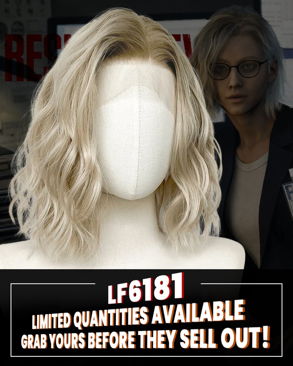 wigisfashion's tweet photo. 🔥 Featured Wig of the Day 🔥
Resident Evil Requiem – Grace Ashcrof
LF6181 - Ash Blonde with Brown Roots Wavy
Limited quantities available — grab yours before they sell out 🛒
#wigisfashion #cosplaywigs #residentevilcosplay #graceashcroft #WIFAnniversary16 https://t.co/yQhJTRrde7