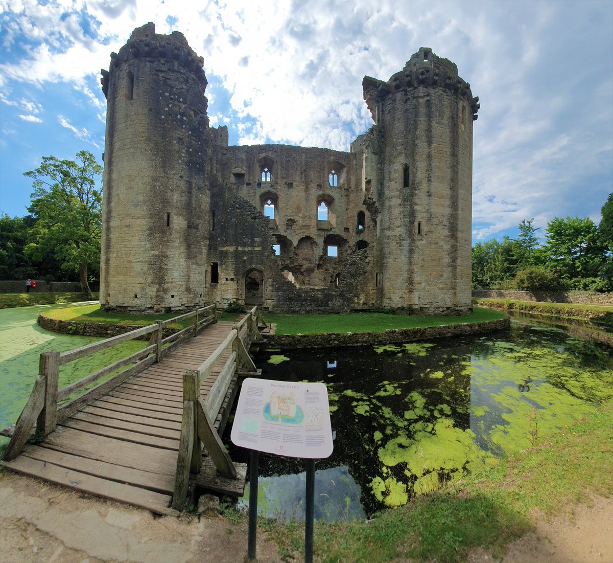 CastlesBritain's tweet photo. I nearly passed Nunney Castle—then the moat stopped me

Nunney Castle, in Somerset near Frome, is a compact moated residence with four round corner towers packed tightly around its living spaces.

I was about to carry on when I turned back for one proper look across the water. From there, the empty windows suddenly made sense as rooms rather than just holes in a ruin: a kitchen below, a hall higher up and private chambers above. 

That changed it for me. It felt less like a fortress and more like a home stacked inside extraordinarily thick walls.

I just had to share this wonderfully odd little castle.