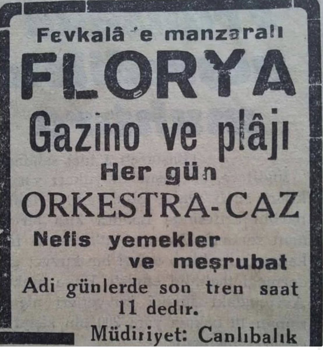ahmetkutlay13's tweet photo. Bakırköy: Bir Zamanlar Florya’da Caz RüzgarlarıPaylaştığınız gazete kupürü, Bakırköy ilçesinin tarihi sayfiyelerinden Florya’nın 1930’lu ve 1940’lı yıllardaki canlı, modern ve seçkin sosyal hayatını gözler önüne seren eşsiz bir nostalji belgesidir. https://t.co/NICYCJkpTD