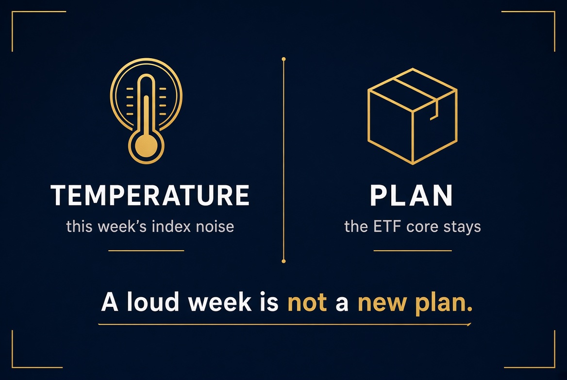 Sashok281_'s tweet photo. 📊 A loud week on the S&amp;P 500 and Nasdaq-100 is the temperature.

It is not a new plan.

I do not rebuild an exchange-traded fund core on a Friday.

Public profile:

https://t.co/Sqth013APX

Not investment advice. Capital is at risk.

#ETF https://t.co/P1O3Opwy93