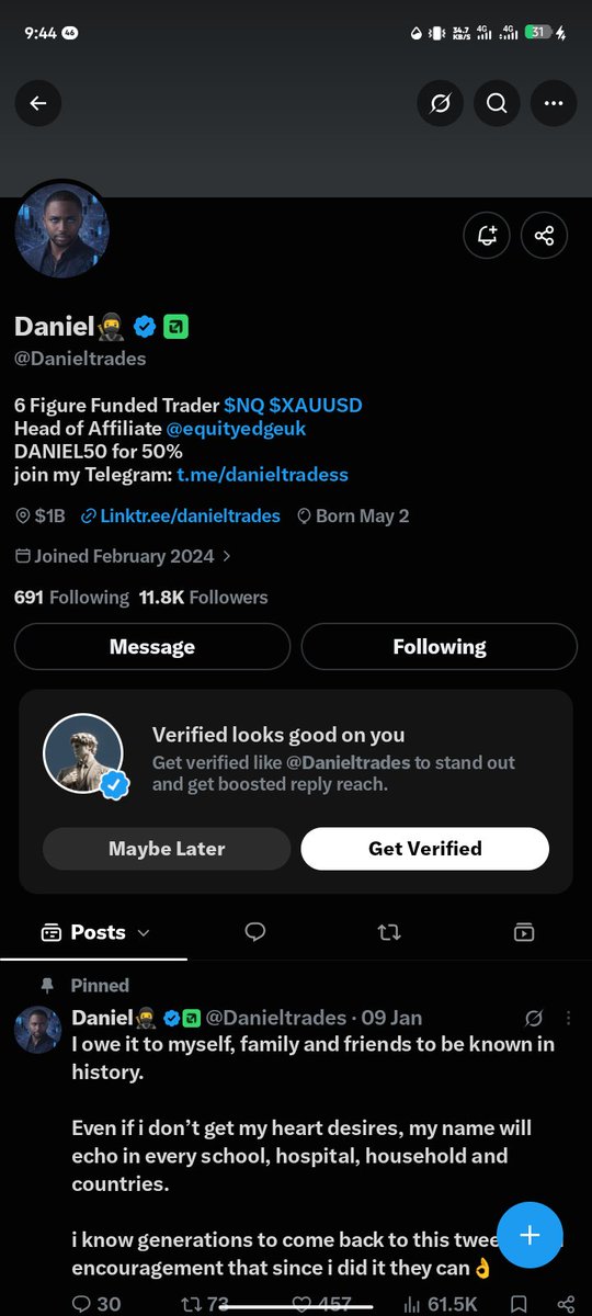 itsjustonedd's tweet photo. @tradewithola @Danieltrades @berkayglife @EquityEdgeUK @proTraderola Done 
I pick 32 https://t.co/OUXMNthBtN