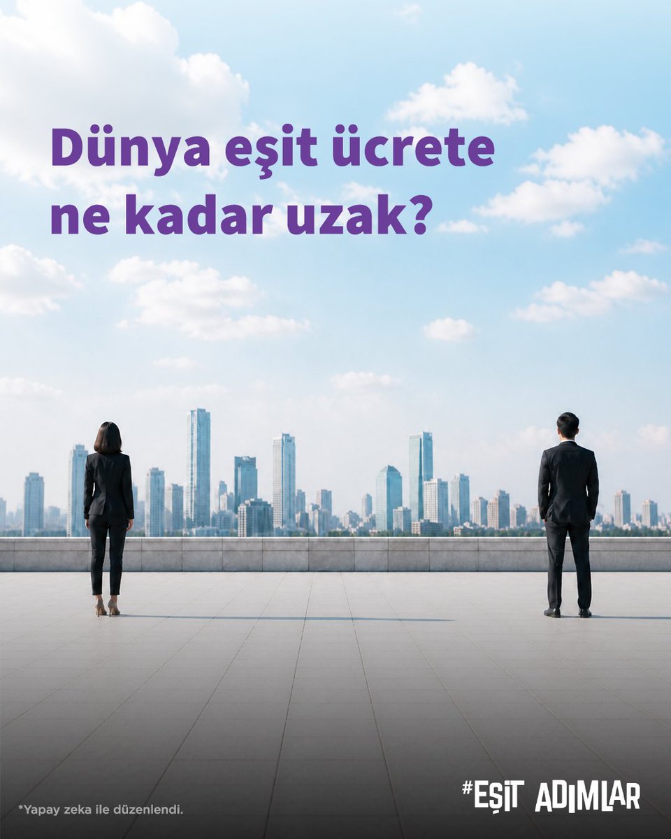 esitadimlar's tweet photo. Eşit ücret, çalışma hayatında eşitliğin temel koşullarından biri.

18 Eylül Uluslararası Eşit Ücret Günü’nde daha adil ve şeffaf ücret politikalarının önemini bir kez daha hatırlıyoruz.

#EşitAdımlar #EşitÜcret https://t.co/JHjYTiYkeb