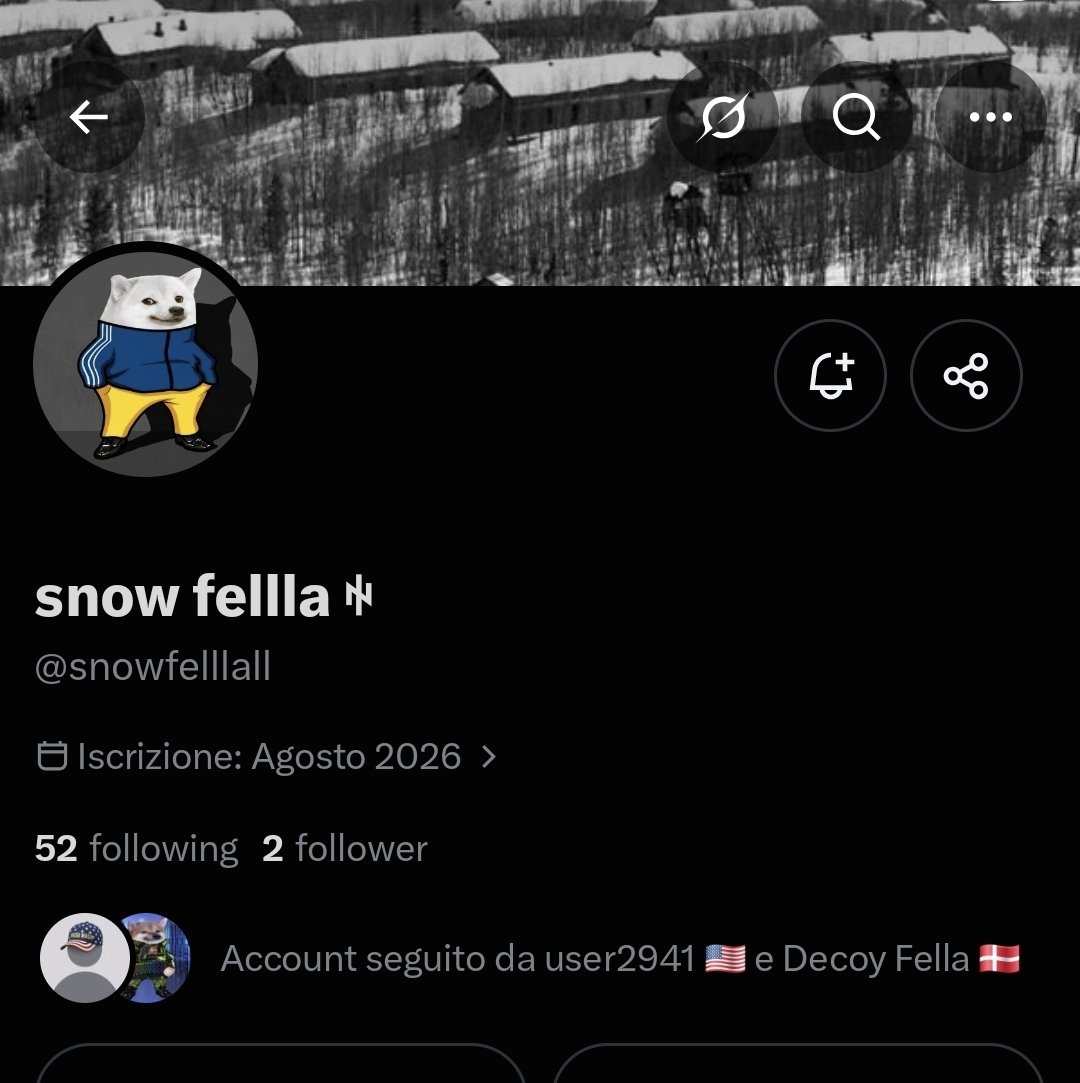 bonKs10e_CarM91's tweet photo. Dear friends and fellas, this fella has only 2 followers 😢 could you follow him? It’s Fridayfella, press the boost button.  @snowfelllall

Thanks 💙💛

#NAFO

#ExpansionIsNonNegotiable

#WEARENAFO https://t.co/CxJWS2eS9P