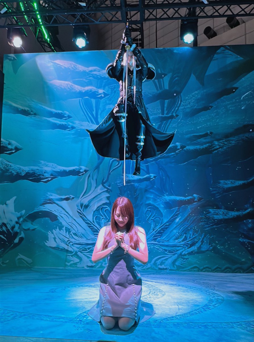 yoshida_saki's tweet photo. このフォトスポット作った人、天才かな…

#TGS2026 #FF7R_TGS2026 https://t.co/k75VQbEBhV