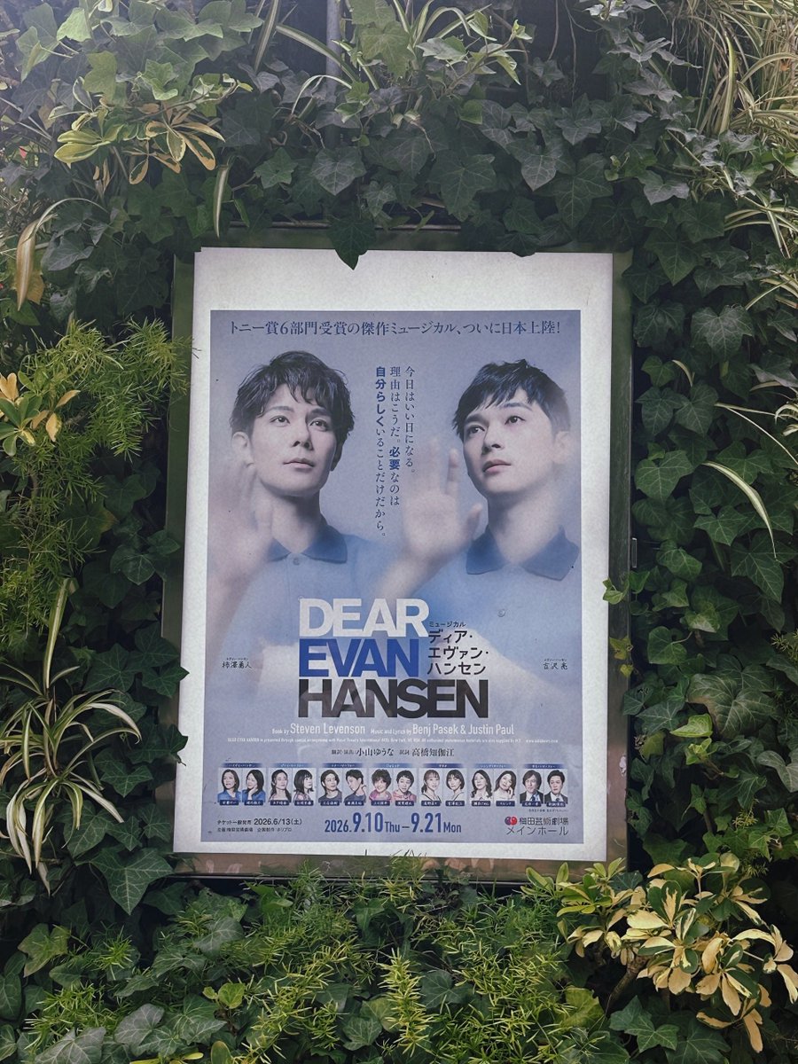docodemoinaemon's tweet photo. やっとやっと見れました💙
孤独不安憧れ勇気、、、いろんな気持ちがブワッと体を巡る感覚…！！！明日の貸切公演も楽しみ〜
噂のマリオジャンプやっと見れた🤭🍄🌟💨
#ディアエヴァンハンセン https://t.co/6R5yoSUhdm