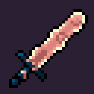UselessLoot's tweet photo. Gelatinous Sword https://t.co/ioyCQpi0vv