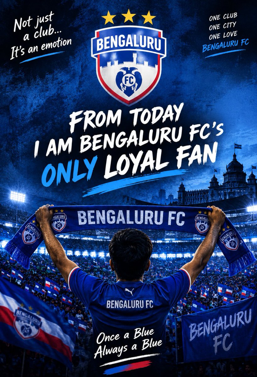 Spidey1777's tweet photo. FROM TODAY, A NEW CHAPTER BEGINS ๐
I HAVE LEFT MUMBAI CITY FC & ODISHA FC.
FROM TODAY, I AM A LOYAL BENGALURU FC FAN. ๐ต
ONE CLUB. ONE CITY. ONE LOVE.
BENGALURU FC FOREVER. ๐
#bengalurufc #isl #indianfootball https://t.co/IYGCwFc247