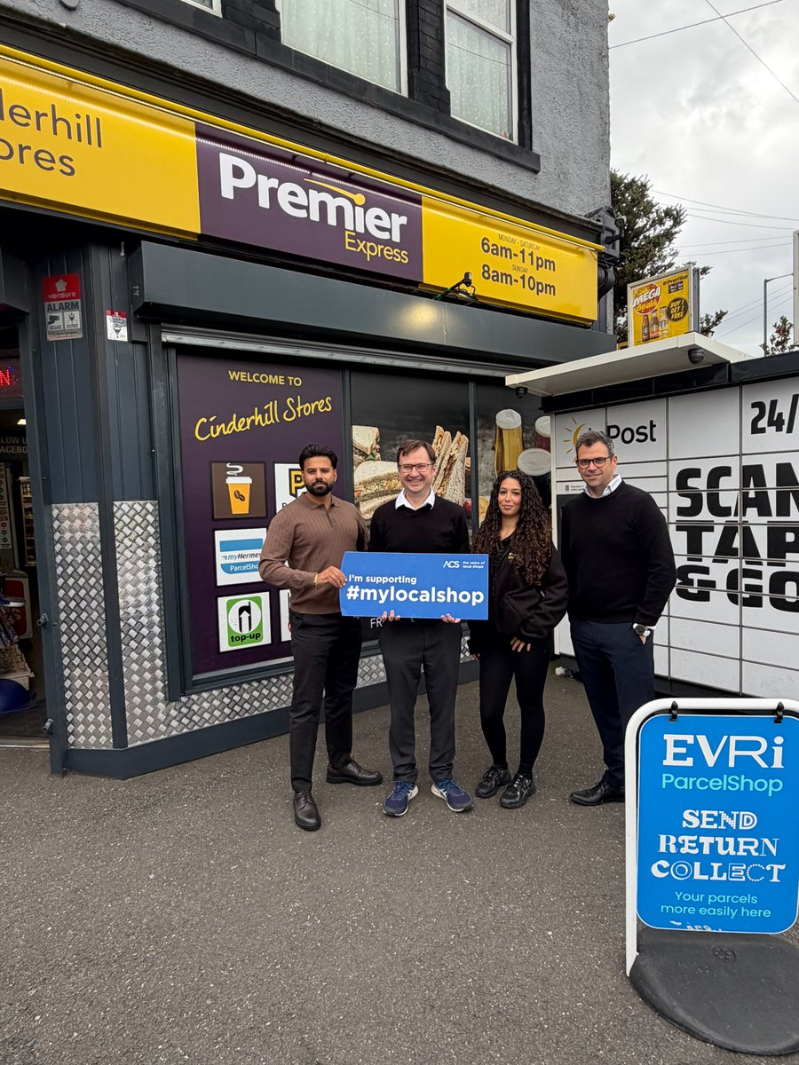 ACS_LocalShops's tweet photo. Great to welcome @AlexJJNorris MP to Premier Convenience Store Cinderhill this week. 🏪

It was a valuable opportunity to discuss the challenges facing local shops and the important role convenience stores play at the heart of communities. https://t.co/jgjy9oImeq