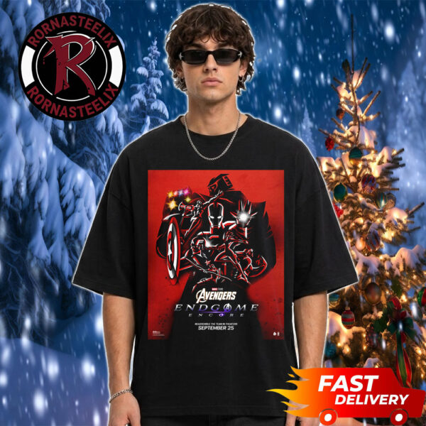 Rornasteelix's tweet photo. Avengers Endgame Encore New Poster Marvel Studios Unisex T Shirt
#AvengersEndgame #Endgame #Encore 
>>> Check now:
https://t.co/yJrKaqaNVl
https://t.co/Ha00dePwEd https://t.co/7VkWaM7ilb