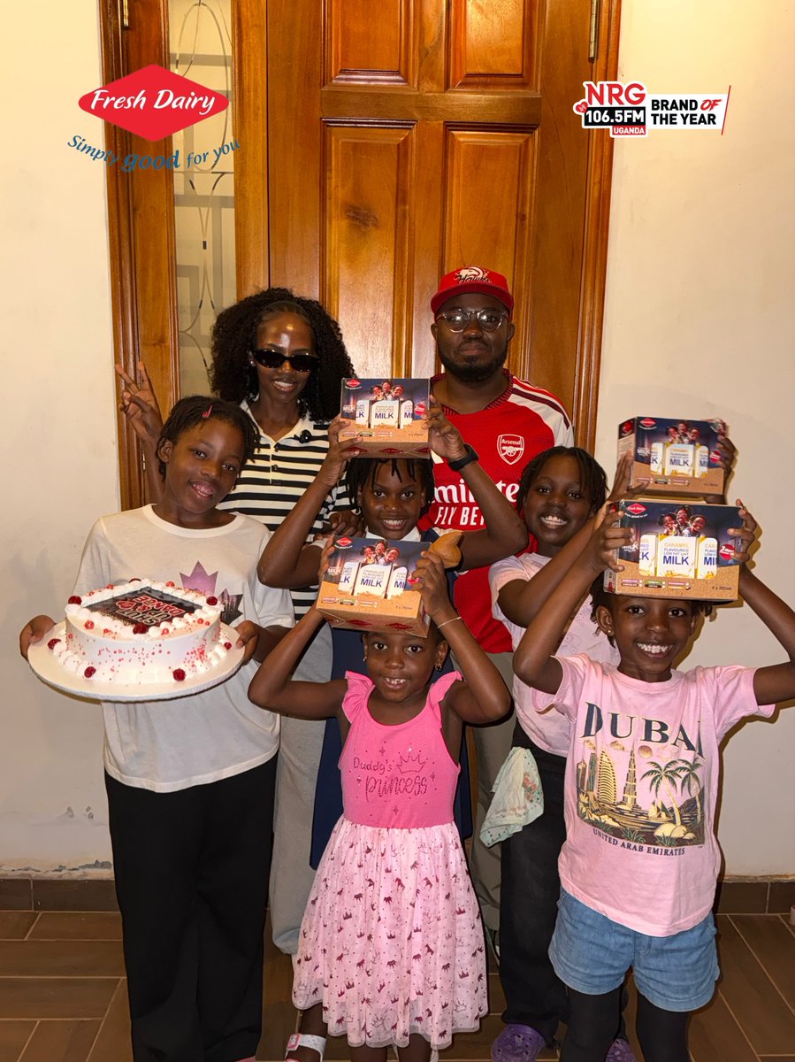 nrgradioug's tweet photo. @Freshdairyug knows how to keep us smiling! 🥰✨

Win your share with us LIVE on air! 🎁🥛 Tune in, get involved and you could be the next lucky winner! 🔥

#NRGRadioUG #NRGBreakfastClubUG #FreshDiaryUG https://t.co/W21WnwetGz
