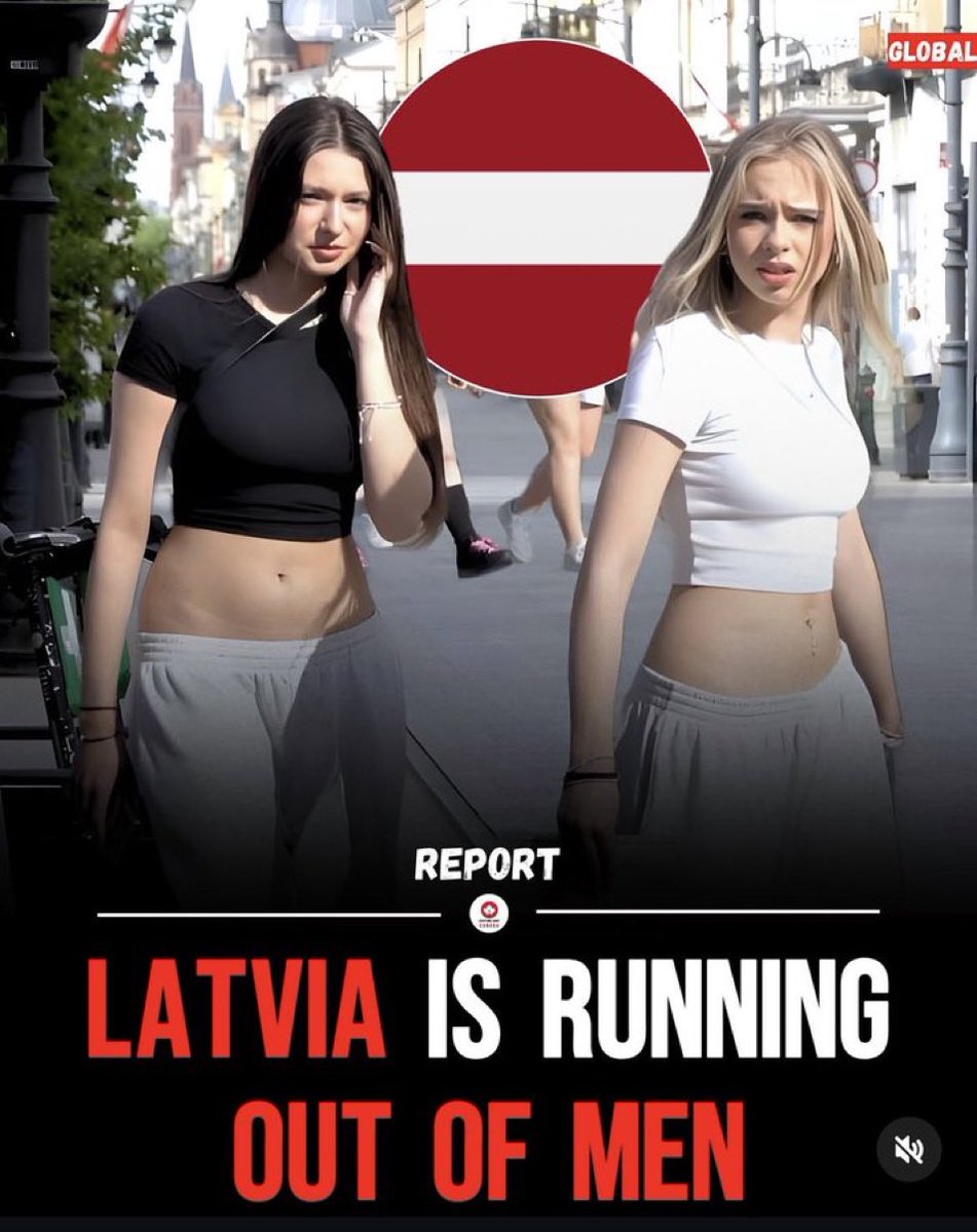 Utdbrizzy's tweet photo. Latvia running out of men ?? 🤔 https://t.co/YyCLbyfgAy