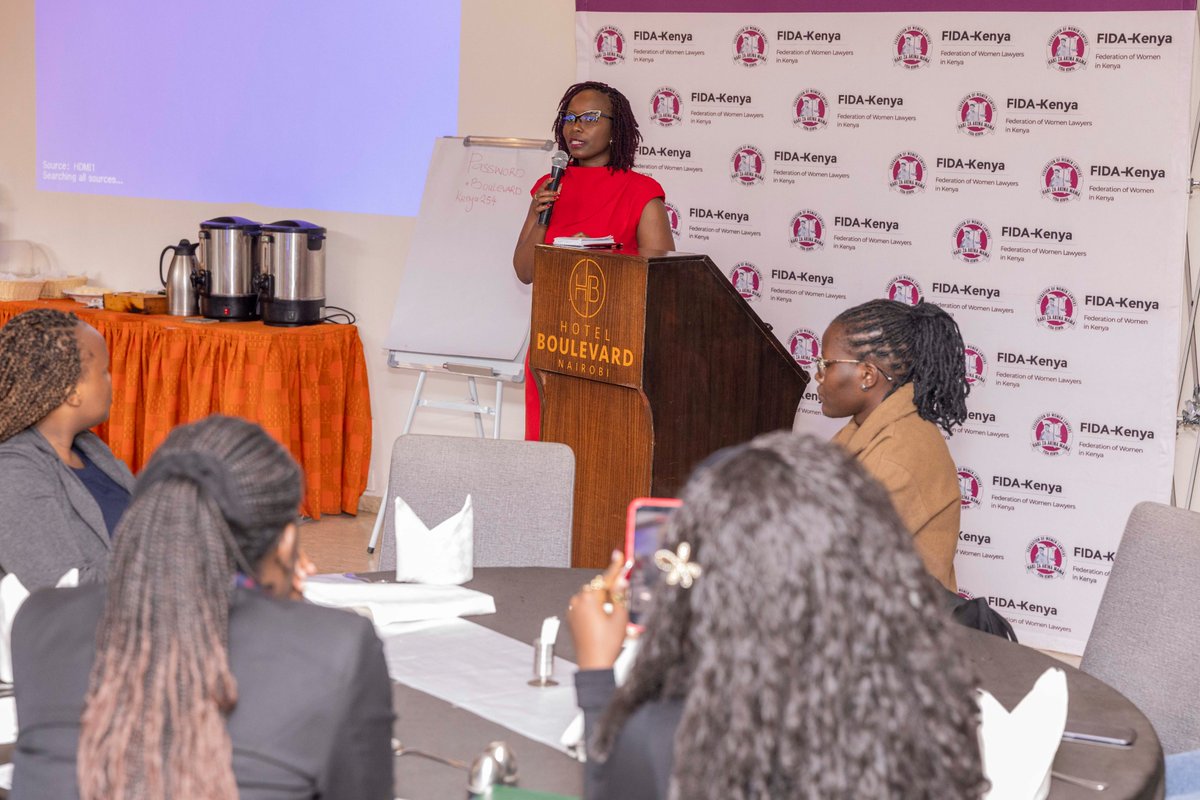 fidakenya's tweet photo. FIDA-Kenya convened students and young advocates for a focused engagement on career growth, professional development and meaningful participation in the legal profession.

The session provided a platform to explore practical opportunities for growth, including the FIDA-Kenya Pro Bono Lawyers Scheme, continuous professional learning, skills development, mentorship, networking and meaningful engagement within the profession.   
                                       
The day also marked an important development in expanding learning opportunities for FIDA-Kenya members, with FIDA-Kenya and @UNICAForg signing a Memorandum of Understanding (MoU). The partnership will provide opportunities for further learning, including a special tuition arrangement for FIDA-Kenya members pursuing additional studies.

For FIDA-Kenya, investing in students and young advocates is an investment in the future of the legal profession. Through mentorship, continuous learning, professional engagement and opportunities to serve, young members are being equipped not only to build successful careers, but also to contribute to a more accessible, equitable and responsive justice system.