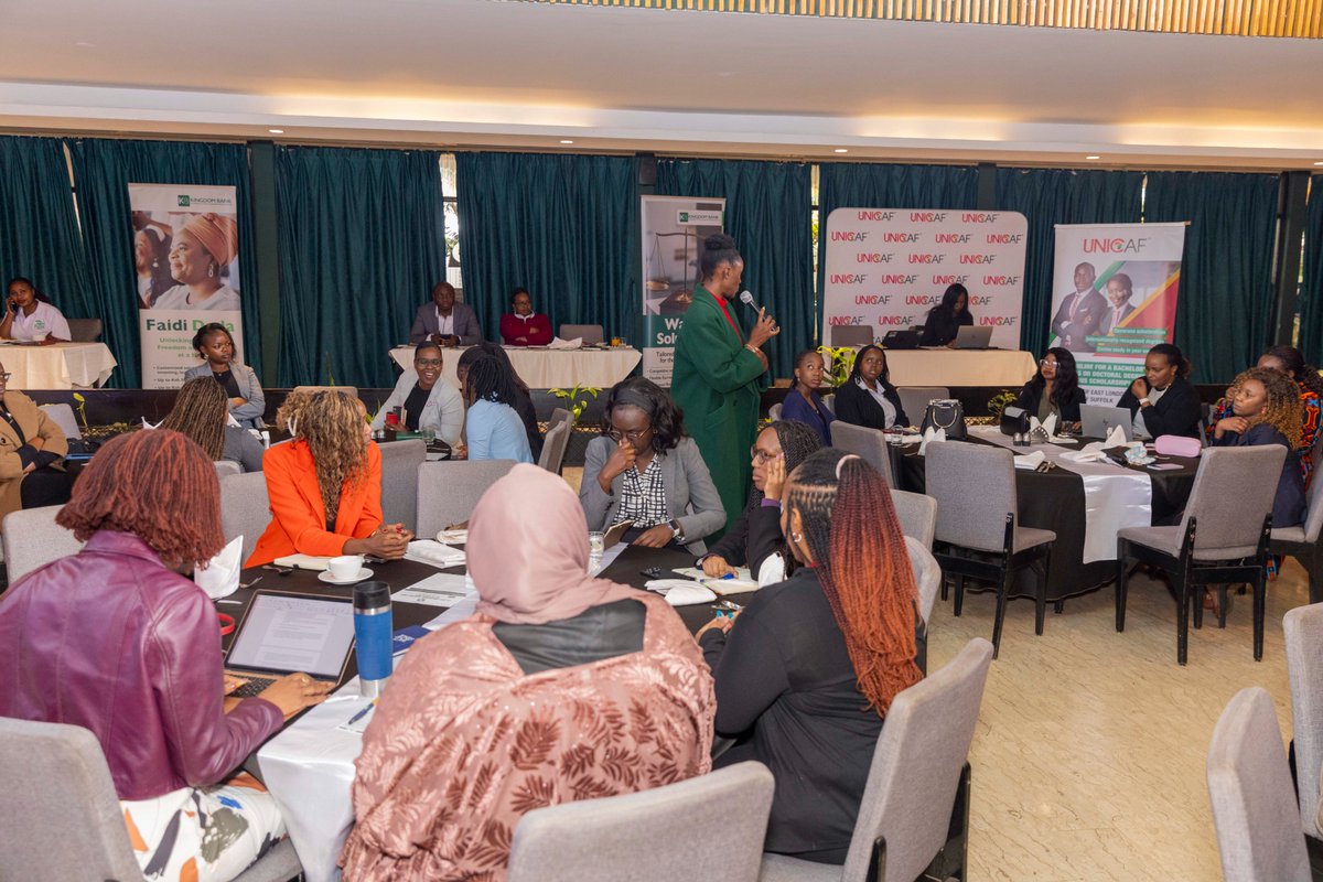 fidakenya's tweet photo. FIDA-Kenya convened students and young advocates for a focused engagement on career growth, professional development and meaningful participation in the legal profession.

The session provided a platform to explore practical opportunities for growth, including the FIDA-Kenya Pro Bono Lawyers Scheme, continuous professional learning, skills development, mentorship, networking and meaningful engagement within the profession.   
                                       
The day also marked an important development in expanding learning opportunities for FIDA-Kenya members, with FIDA-Kenya and @UNICAForg signing a Memorandum of Understanding (MoU). The partnership will provide opportunities for further learning, including a special tuition arrangement for FIDA-Kenya members pursuing additional studies.

For FIDA-Kenya, investing in students and young advocates is an investment in the future of the legal profession. Through mentorship, continuous learning, professional engagement and opportunities to serve, young members are being equipped not only to build successful careers, but also to contribute to a more accessible, equitable and responsive justice system.