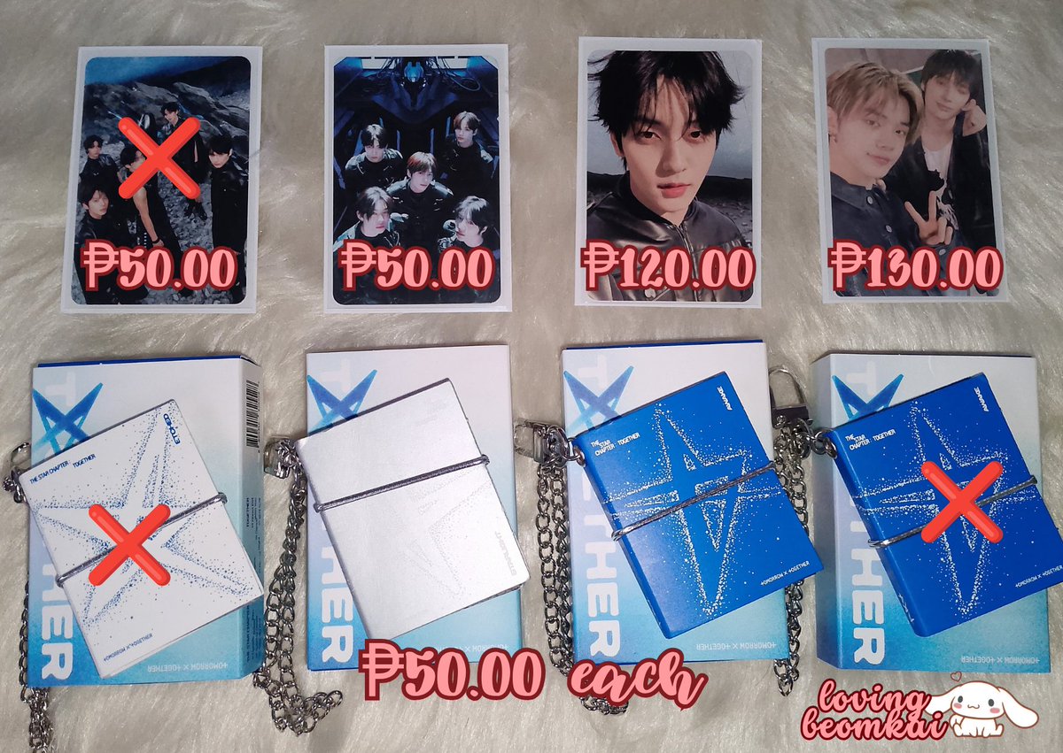 lovingbeomkai's tweet photo. ˗ˏˋ 🧸🛍️ : #angel_bentables ˊˎ˗
wts lfb ph pc ic txt kpop group 

🩵 txt assorted official merch

⭐ payo / 5 days dop 
⭐ will give lots of freebies

mine/dm to claim! 🤍

🏷️ photocards tsc: together mini book keyring soobin yeonjun beomgyu taehyun huening kai gbgb yeonkai unit https://t.co/wTV76IkRmP