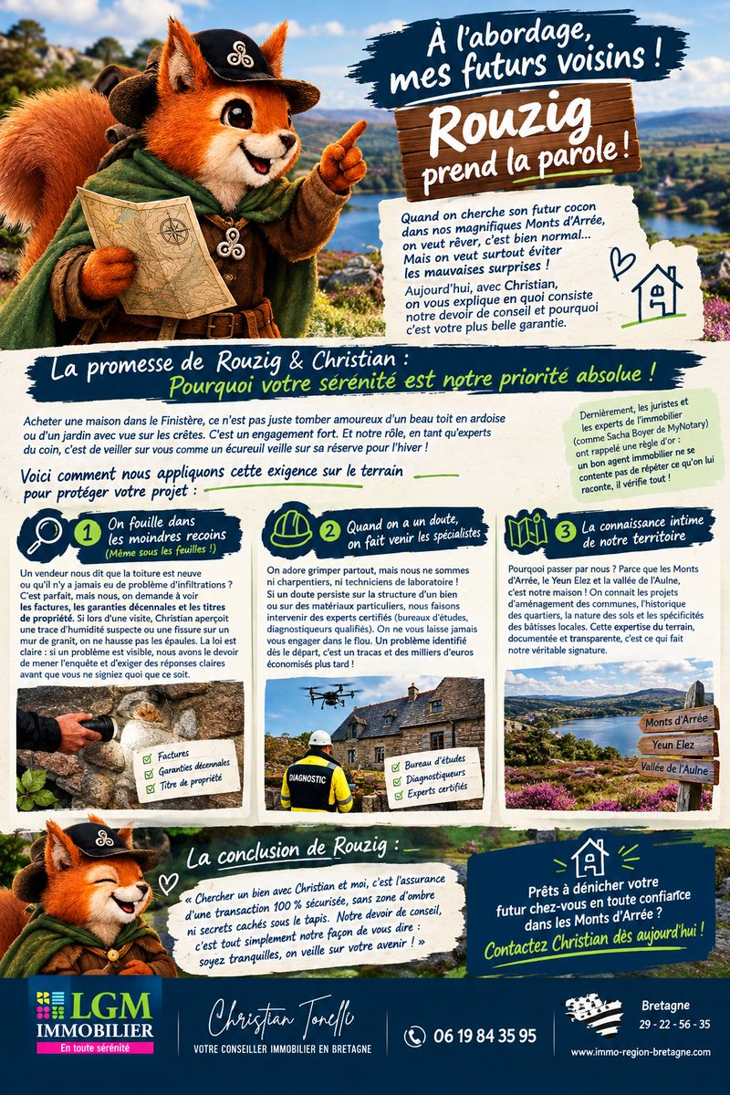 christian_tonel's tweet photo. " À l'abordage! Rouzig prend la parole ! Quand on cherche son cocon dans notre magnifique Bretagne, on veut rêver Mais on veut éviter les mauvaises surprises " https://t.co/PKJk1Ai9Yf
#Immobilier #Bretagne #Rennes #Brest #Quimper #Lorient #OuestFrance #LeTelegramme #Carhaix https://t.co/z4AuXjjNQl