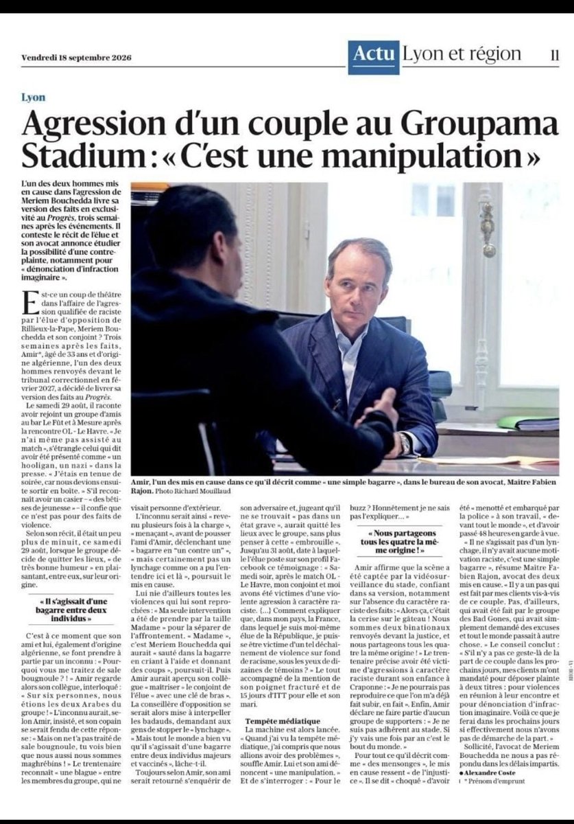 ChicoMCML's tweet photo. La parution de cet article soulève deux questions importantes :

- Jusqu’où mènera la volonté assumée de personnes étrangères au stade d’y importer une guerre politique ? 
- Et surtout, pourquoi l'OL qui disposait depuis le début des caméras, a t-il soutenu un faux témoignage ? https://t.co/h3lsyJCJtI