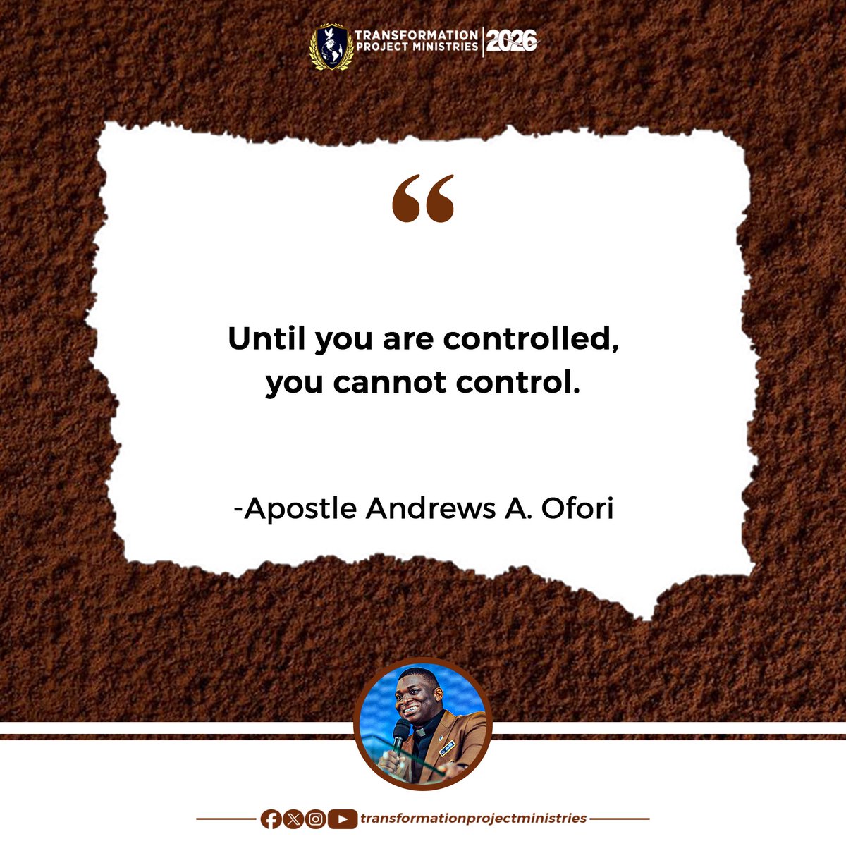 official_tpm16's tweet photo. Life changing word of God 
#ApostleAndrewsAOfori #Thepowertotransform #Transforminglives #ShareToInspire #ShareToBless #ouryearoffruitfulness #nodelays https://t.co/VSU1SbLBpM