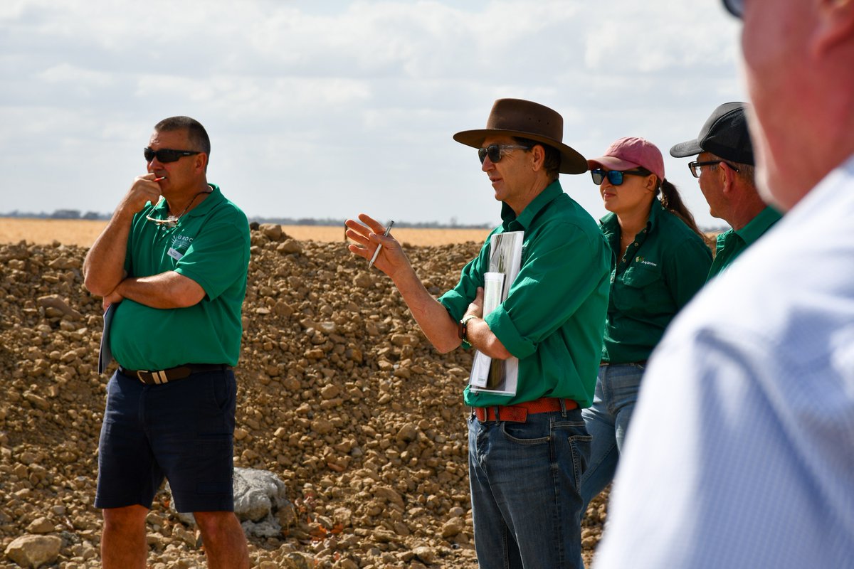 theGRDC's tweet photo. A great week across Central Queensland with the GRDC Northern Panel’s Spring Tour from 8-10 September!
Hearing directly from growers and visiting projects that have come about through National Grower Network feedback, including canola and carinata trials.
#NorthernPanel #GRDC #CentralQueensland