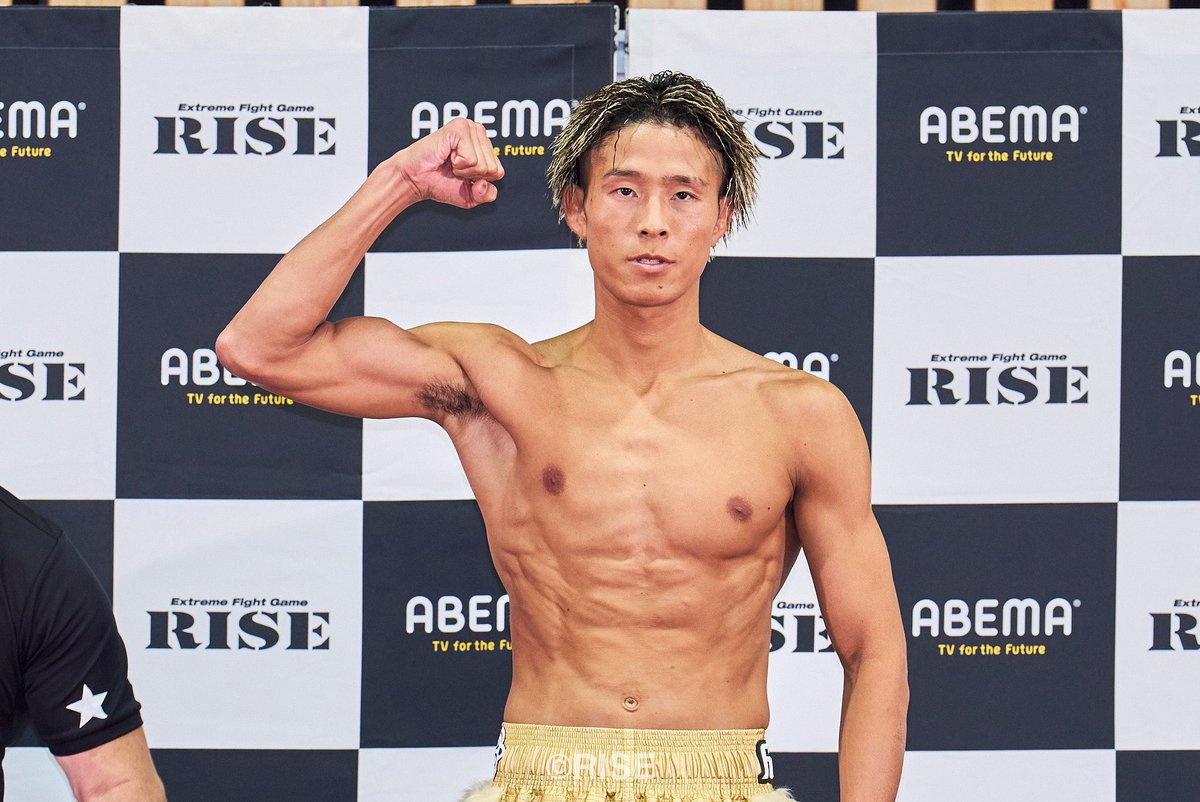 mshk_szk's tweet photo. 2026.9.19（土）
ABEMA presents RISE WORLD SERIES 2026 TOKYO.2

前日計量　54.5㎏でクリア⚖️

いよいよ明日や。
おもいっきり俺らしい戦い魅せます🔥

第4試合にご注目して下さい❗️
@RISE_2003 

#RISE #RISE_WS #ABEMA https://t.co/tImJ65DtH4