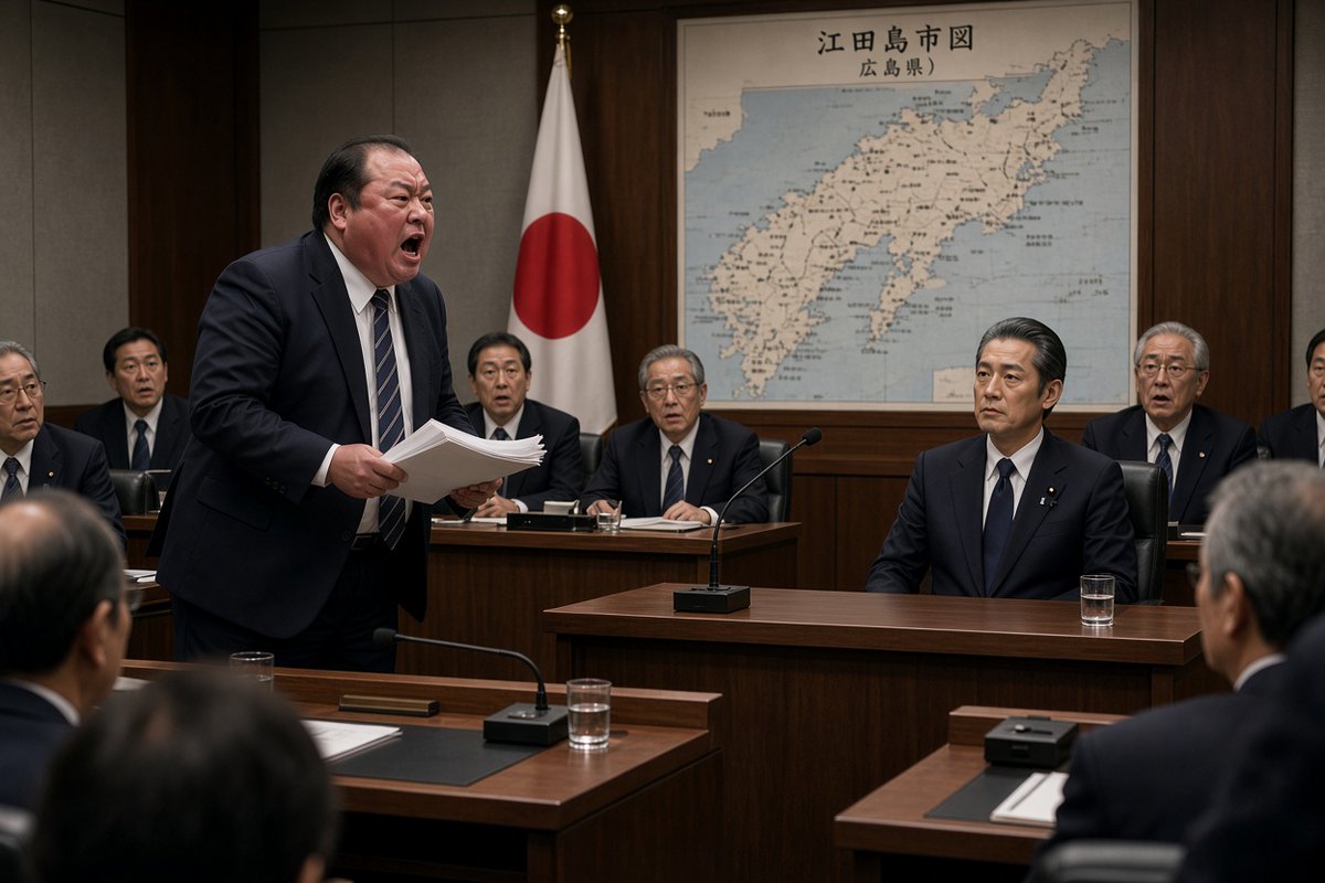 akpop34's tweet photo. 江田島大観光地計画第三話
「VS市議会2」更新しました！

https://t.co/cB0tEBMis6 https://t.co/OmOfdDH4uX