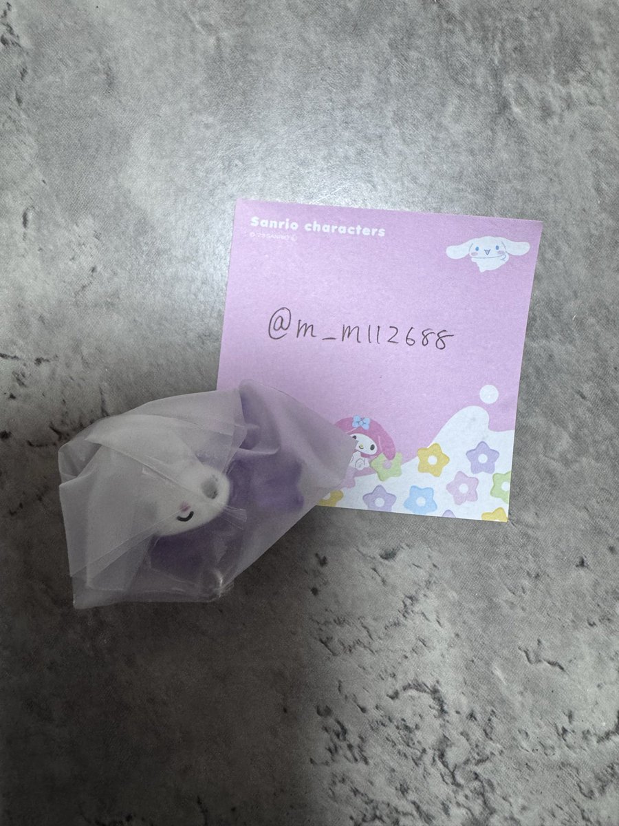 m_m112688's tweet photo. 交換

つながるキャンディチャーム　サンリオ　

譲　クロミ

求　ポムポムプリン

郵送交換希望
お気軽にお声かけください！ https://t.co/SLZHBIc2x2