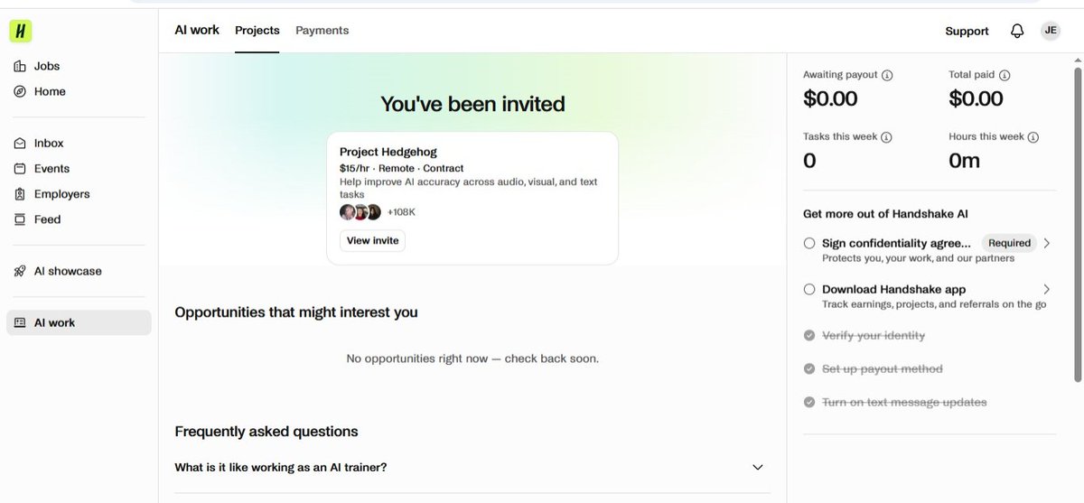 Astrix0_'s tweet photo. Created Canada Handshake account and instantly got Projects 😮😮📌🔥

If you are interested, let’s create an account together for free. Be it uk, USA, Canada.❤️ https://t.co/CyNeasoLIL