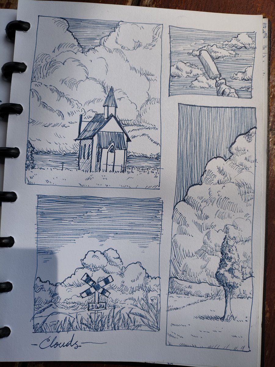 forestn_illust's tweet photo. Attempting clouds☁
I can't draw straight lines :') https://t.co/RUf6lrK0LM